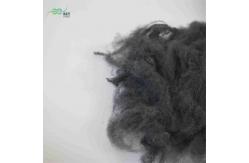 China 8.89D Recycled Staple Dope Dyed Fiber A Grade Gray Polyester Fiber supplier