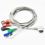 GE One Piece Holter Ecg cable, Durable 7 Leads Holter Monitor Equipment for sale