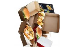 China Wholesale Custom Food Packaging Paper Boxes for Hamburger Fried Chicken Takeaway supplier