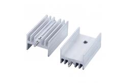 China Triode Pcb Chip Board Electronic Heat Sink Aluminum Profiles For Mos Tubes supplier