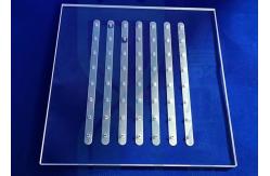 China Clear 2.2g/Cm3 Density Sio2 Quartz Glass Plate supplier