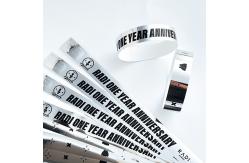 China Glitter Party Wristbands Add Some Glam to Your Event with Personalized Holographic Bands supplier