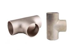 China 2Inch SCH40 ASTM B366 Hastelloy C30600 Reducing Tee Seamless Pipe Fittings supplier