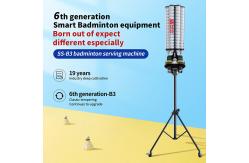 China SIBOASI B3 Badminton Shuttlecock Feeder Machine Smart Badminton Shooting Machine for Training supplier