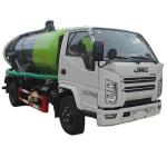 Factory Supply JMC 3.7CBM  Small Mini Light Vacuum Suction Truck Septic Tank Truck Sewage Fecal Suction Truck for sale