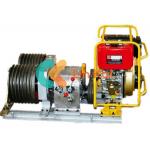 9KW 6 Gear Box Double Capstan Winch 5 Tons Tower Erection Tools for sale