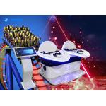 9D VR Slide Double Players Virtual Reality Roller Coaster Simulator