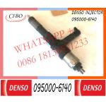 common rail injector 095000-6140 6261113200 fuel injector 6261-11-3200 injector for Komatsu PC800-8 6D140 engine for sale