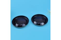 China Convex Flat Embossed Paper Tube Stretch Tinplate Lid supplier