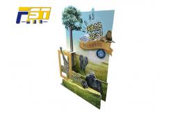 China Attractive Foldable Cardboard Advertising Standee Unique Design For Promotion supplier