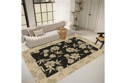 China Household Printed Living Room Floor Rug Light Luxury Pattern Coffee Table Blanket supplier