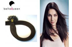 China Brazilian Virgin Unprocessed Clip In U-Tip Hair Extensions , 18-28 inch supplier