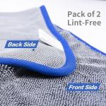 KILINE Single Side Twisted Loop Super Absorbent Car Drying Towel Thick Twist Pile Soft Fiber Cleaning Cloth for sale