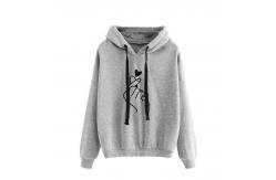 China Custom Printing Design Fleece Women Hoodie Unisex Casual Autumn supplier