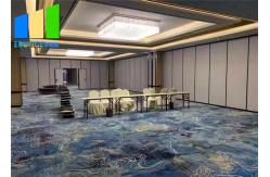 China Soundproof Partition Wall Sliding Folding Movable Partitions For Restaurant supplier