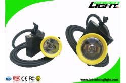 China USB Charging Rechargeable Miners Headlamp 7.8Ah 10000lux With Silicon Button Cap supplier