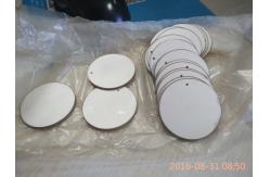 China 43x2mm Round Piezoelectric Ceramic Discs Positive and Negative in the Opposit Side supplier