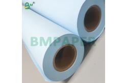 China Double Side Blue Plotter Paper Rolls for CAD Engineering and Drawing supplier