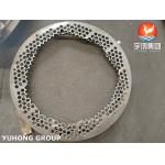 Stainless Steel Baffle Plate Flanges Tubesheet Disc For Heat Exchanger