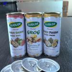 Tinplate Beverage Tin Can Packed For Different Volume Of Juice for sale