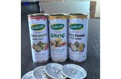 China Tinplate Beverage Tin Can Packed For Different Volume Of Juice supplier