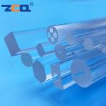 All Shapes Fused Quartz Rod JGS3 260-3500nm Infrared Quartz Tube for sale