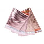 Glossy Aluminum Foil Metallic Bubble Mailers CMYK Colored Logo Printing Lightweight for sale