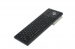 China IP67 Dynamic Water Proof Marine Black Metal Keyboard With Track Ball supplier
