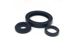China Customized Silicone Rubber Ring, Black Circular Rubber Gasket supplier