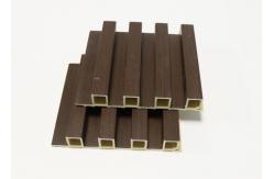 China 15cmx9mm Interior WPC Wall Panel 16.5cmx2.5cm Waterproof Fluted Wall Panel supplier