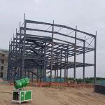 Multi Storey Steel Structure Industrial Warehouse , Commercial Metal Storage Buildings for sale