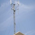 30m 45m 60m Guyed Pole Tower , Angle Steel Tower for sale