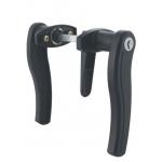 Cylinder Handle Black Door Lock Keyless Enclosures Electrical Safe Box Latch