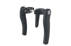 China Cylinder Handle Black Door Lock Keyless Enclosures Electrical Safe Box Latch supplier