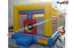 China Waterproof Commercial Bouncy Castles 3x3M With Slide supplier