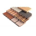 Environmental Wooden Grooved Acoustic Panel For Cinema Hall / Library for sale