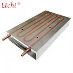 Water Cold Plate Heat Sink Embedded Copper Tubes Water Cooling Heatsink 120(W)*36(H)*210(L)mm for sale
