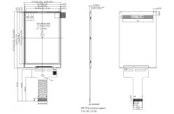 China 3.5 Inch 320x480 IPS TFT LCD Display MCU Custom Capacitive Touch Panel supplier