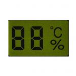 Custom Shape 2 Digit LCD Screen TN LCD Display Operating Temp -30-+80℃ for sale
