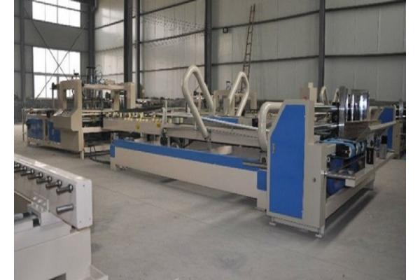 PLC Touch Screen Corrugated Box Folder Gluer Machine Automatic
