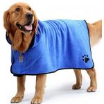 ISO9001 Cotton Dog Drying Dressing Gown Powerful Absorbent Bathrobe For Cats