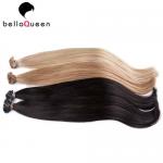 Natural Black Silky Straight I - Tip Human Hair Extensions , No Tangle No Shedding