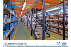 China Plywood Board Rack Supported Mezzanine Customized Size Metal Frame supplier