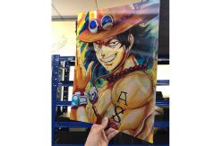 China One Piece 3D Lenticular Poster Animation Characters Luffy And Zoro Prints supplier