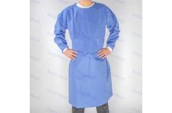 China AAMI 1 2 3 SMS Disposable Isolation Gowns Waterproof Cover All Gown Clotings supplier
