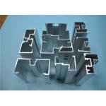 6063 / 6060 T5 Construction Aluminium Door Frame Profiles With Mill Finished for sale