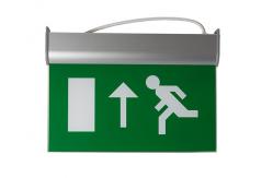 China Running Man Graphics Exit Sign With Emergency Lights , 3 Hours Operation supplier