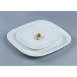 CIQ Approved Odorless Western Square Plain White Dinner Set