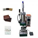 Semi Automatic Foil Stamping Machine For Leather 50×80mm Platen Size for sale
