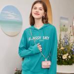 Letter Pattern Casual Pullover Sweater Hoodies With 3D Print Eager Logo